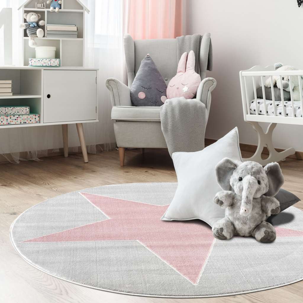 home24 Kinderteppich Shootingstar Rund