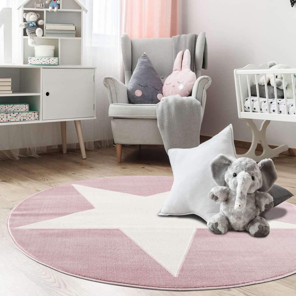 home24 Kinderteppich Shootingstar Rund