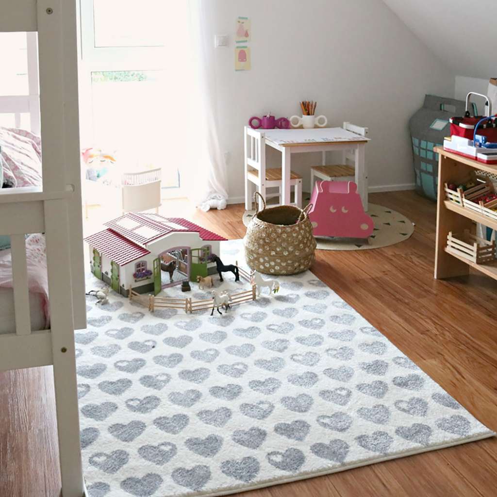 home24 Kinderteppich Herzen II