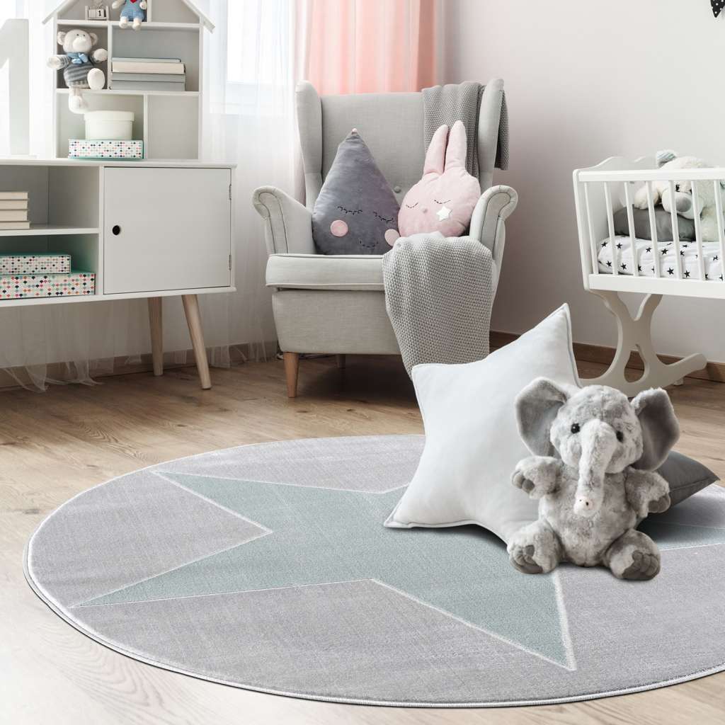 home24 Kinderteppich Shootingstar Rund