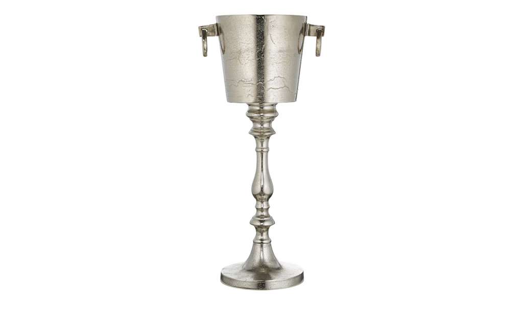 Weinkühler ¦ silber ¦ Metall ¦ Maße (cm): B: 33 H: 69 T: 23 Gläser & Karaffen > Zubehör Weingenuss - Höffner