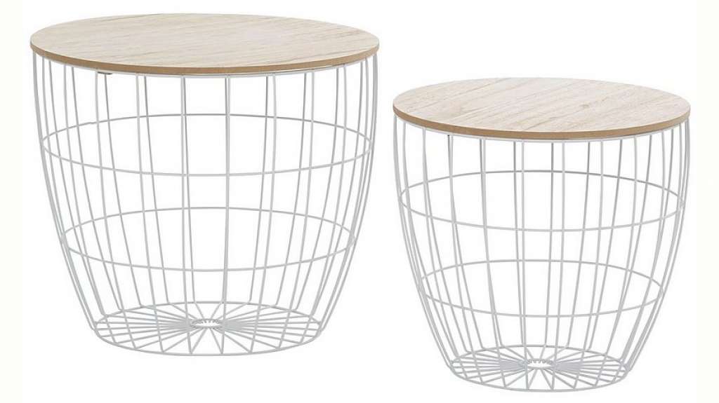 Beistelltisch (Set, 2-St), mit abnehmbarer Tischplatte