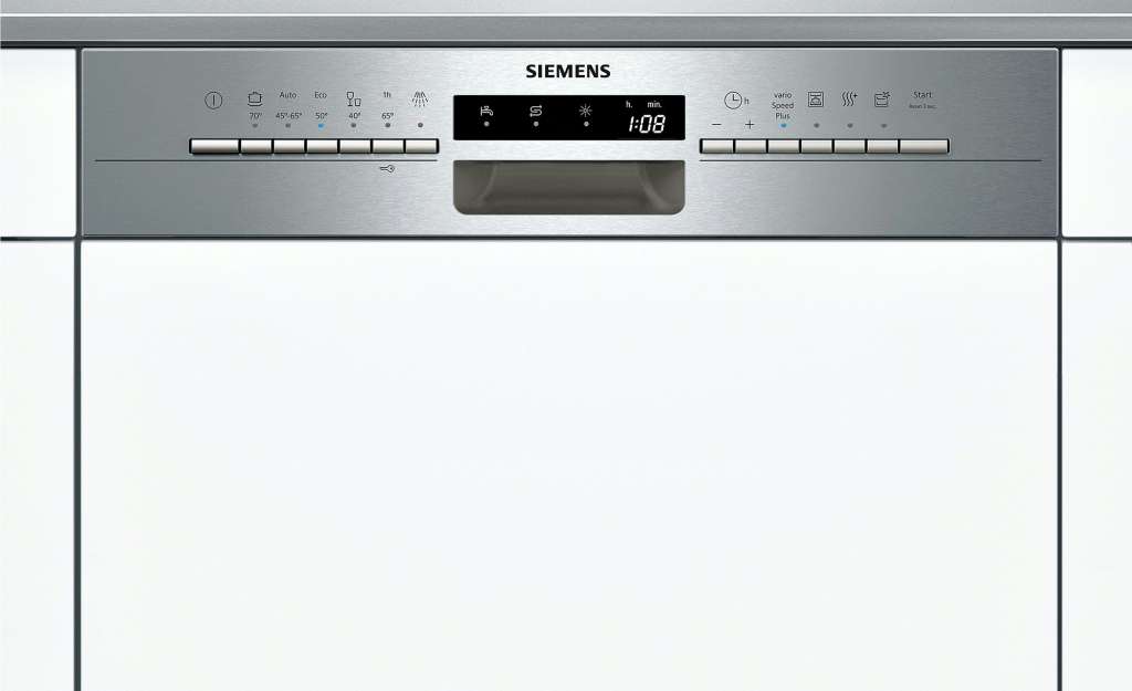 SIEMENS Einbau-Geschirrspüler  SN536S03NE ¦ silber ¦ Edelstahl, Metall, Kunststoff ¦ Maße (cm): B: 59,8 H: 81,5 T: 57,3 Elektrogeräte > Einbaugeräte - Höffner