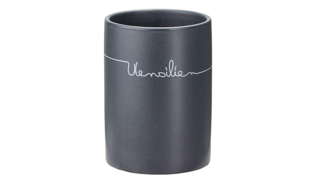 KHG Utensilienhalter ¦ grau ¦ Steinzeug/Steingut ¦ Maße (cm): H: 14 Ø: 10.5 Küchenzubehör & Helfer > Küchenhelfer - Höffner