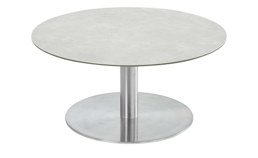 Couchtisch  Dilara ¦ silber ¦ Maße (cm): H: 38 Ø: 80 Tische > Couchtische > Couchtische rund - Höffner
