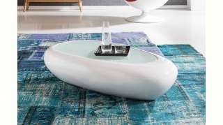 SalesFever Couchtisch, aus Fiberglas und Glas