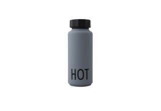 DESIGN LETTERS - HOT Thermosflasche - Grau - indoor