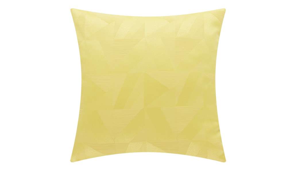 HOME STORY Kissen  Eva ¦ gelb ¦ 100% Polyesterfüllung ¦ Maße (cm): B: 40 Heimtextilien > Kissen > Dekokissen - Höffner