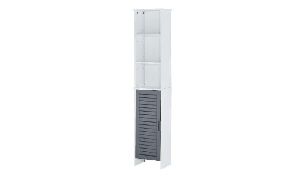 Hochschrank  Nisser ¦ grau ¦ Maße (cm): B: 34 H: 165 T: 23 Schränke > Badschränke > Bad-Hochschränke - Höffner