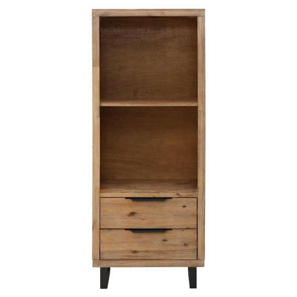 Standregal aus Akazie Massivholz Loft Design