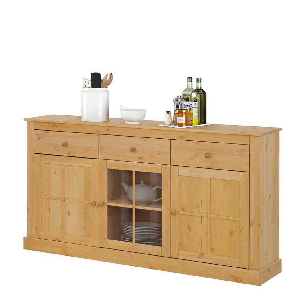 Esszimmer Sideboard im Landhausstil Kiefer Massivholz