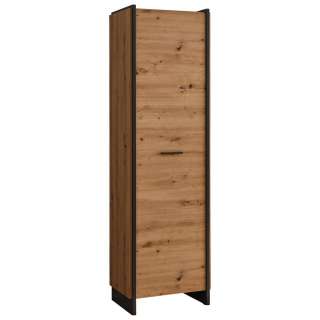 GARDEROBENSCHRANK Grau, Eichefarben