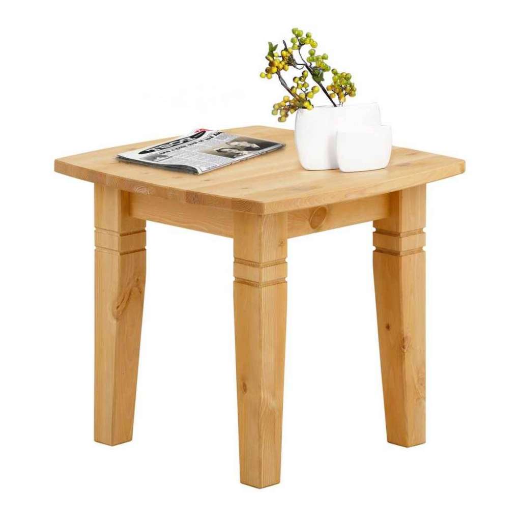 Beistelltisch aus Kiefer Massivholz 50 cm breit