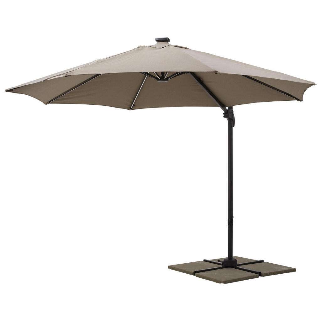 AMPELSCHIRM 300 cm Taupe