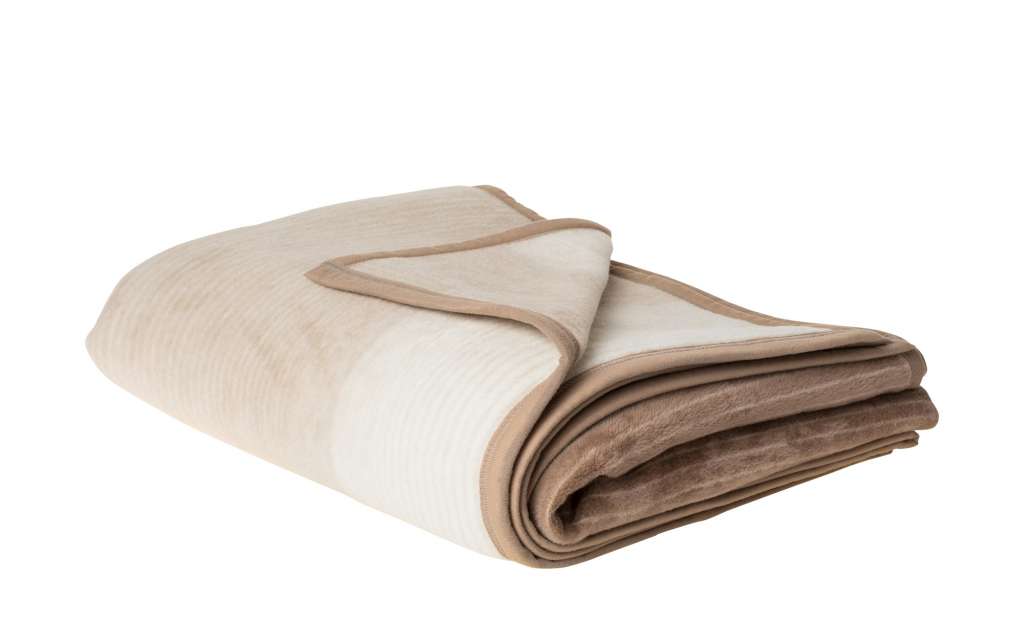 IBENA Jacquard Schlafdecke  Sorrento ¦ braun ¦ 58% Baumwolle, 35% Polyacryl, 7% Polyester ¦ Maße (cm): B: 150 Heimtextilien > Kuscheldecken - Höffner