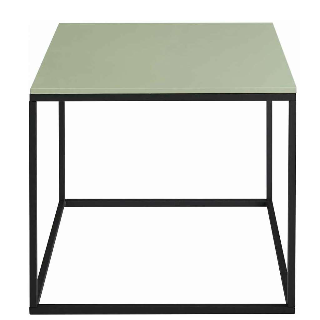 Beistelltisch in Hellgrün und Schwarz modern