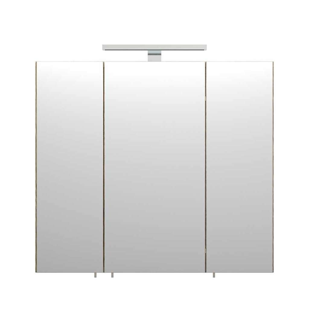 Badezimmer Spiegelschrank in Sonoma Eiche 70 cm breit