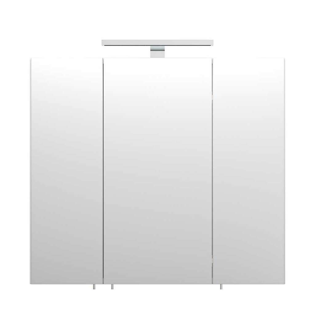 Badspiegelschrank in Weiß LED Beleuchtung
