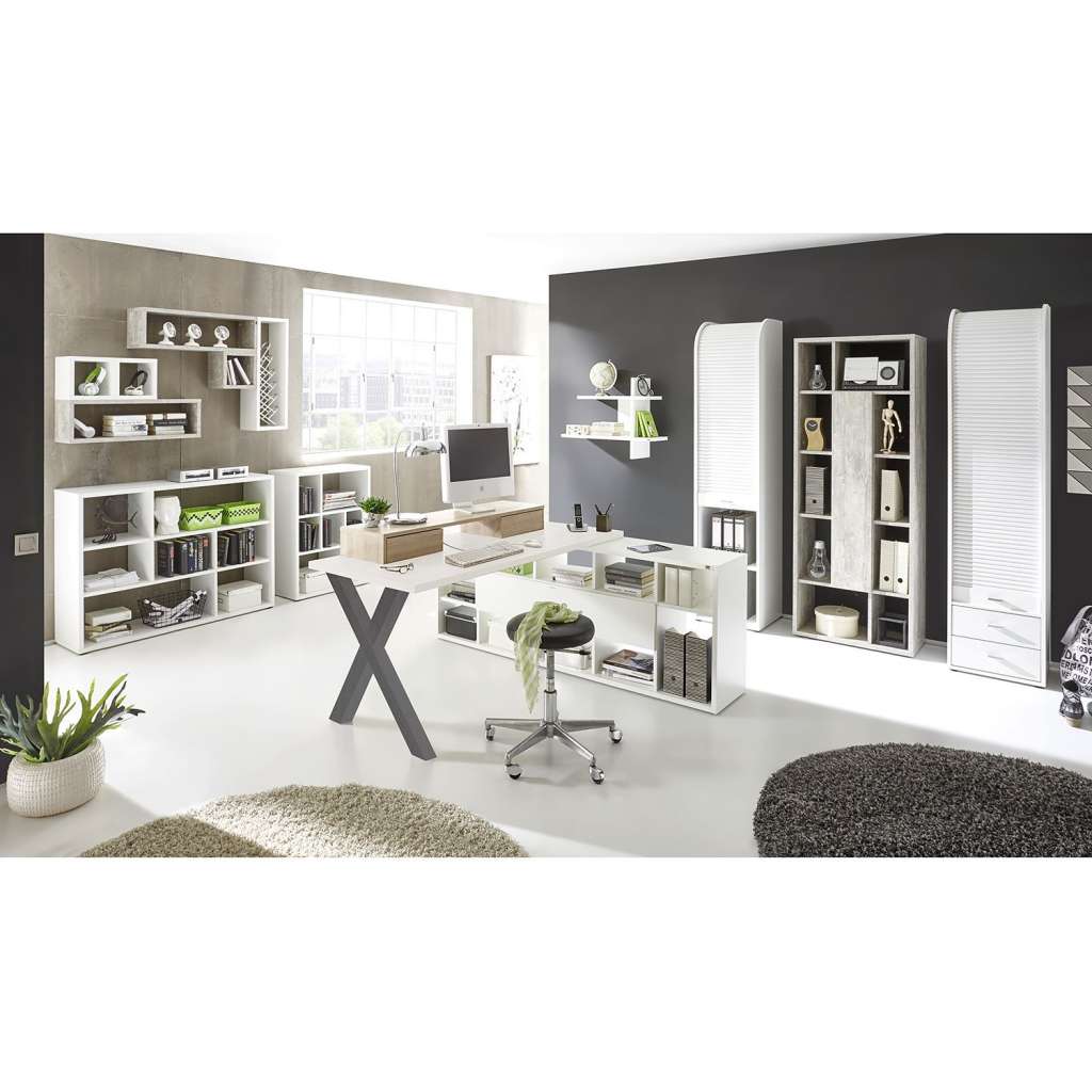 home24 Schreibtisch-Ansatz Leeton ll