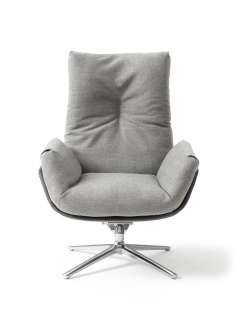 Cor - CORDIA Lounge Drehsessel 1 Dessin - anthrazit - indoor