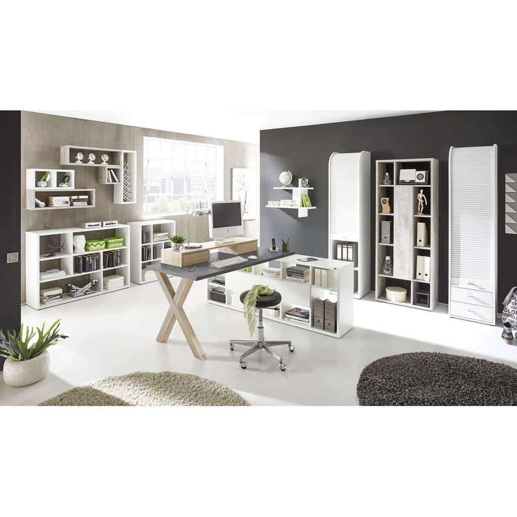 home24 Schreibtisch-Ansatz Leeton ll
