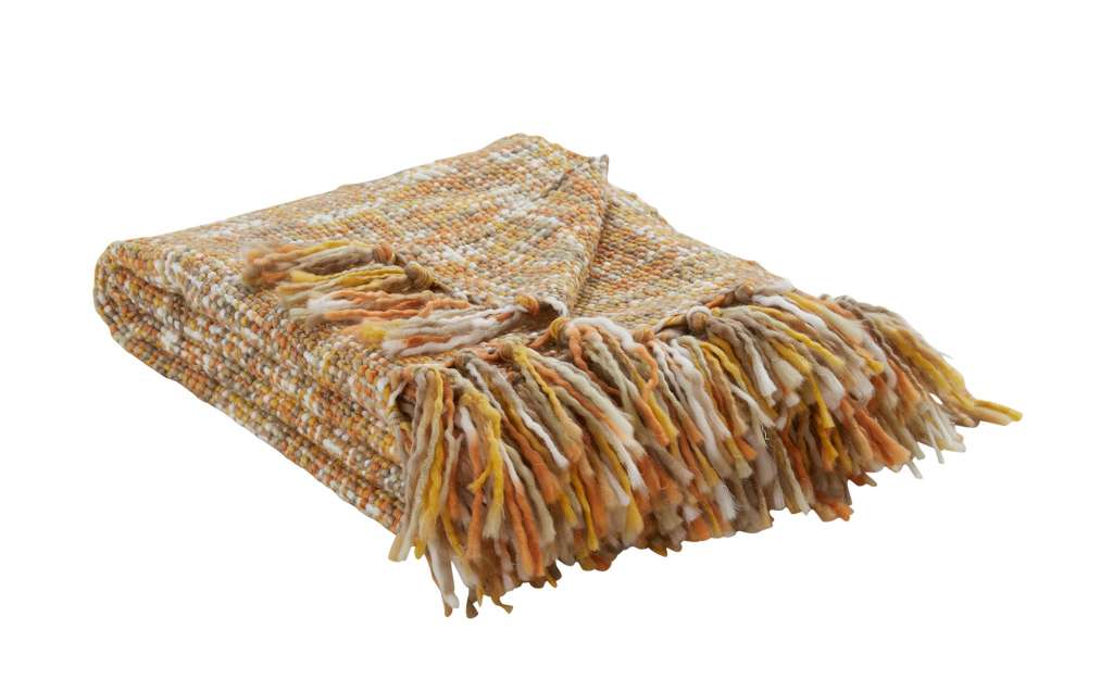 LAVIDA Sommer-Plaid  Belle ¦ gelb ¦ 100% Polyacryl ¦ Maße (cm): B: 130 Heimtextilien > Kuscheldecken - Höffner