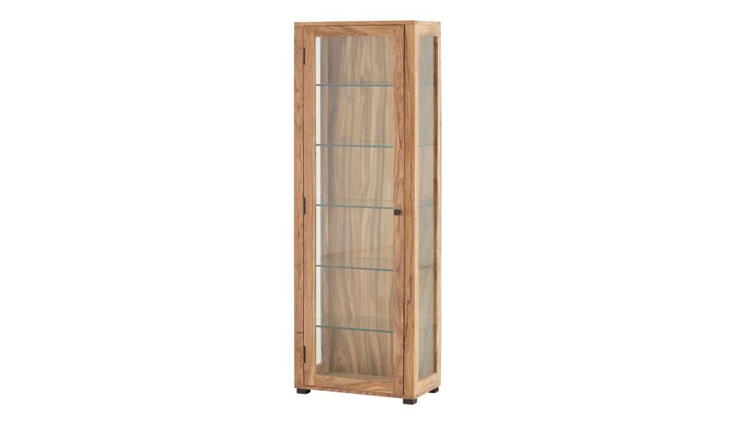 Vitrine  Ragusa ¦ holzfarben ¦ Maße (cm): B: 60 H: 172 T: 33 Kommoden & Sideboards > Vitrinen - Höffner
