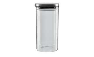 Aufbewahrungsglas ¦ transparent/klar ¦ Glas , Metall ¦ Maße (cm): B: 10 H: 20,5 Küchenzubehör & Helfer > Vorratsbehälter - Höffner