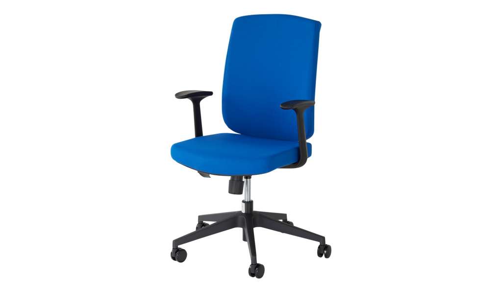 Büro - Drehstuhl  Ziller ¦ blau ¦ Maße (cm): B: 60,5 H: 94,5 T: 60 Stühle > Bürostühle > Drehstühle - Höffner