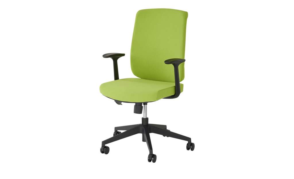 Büro - Drehstuhl  Ziller ¦ grün ¦ Maße (cm): B: 60,5 H: 94,5 T: 60 Stühle > Bürostühle > Drehstühle - Höffner