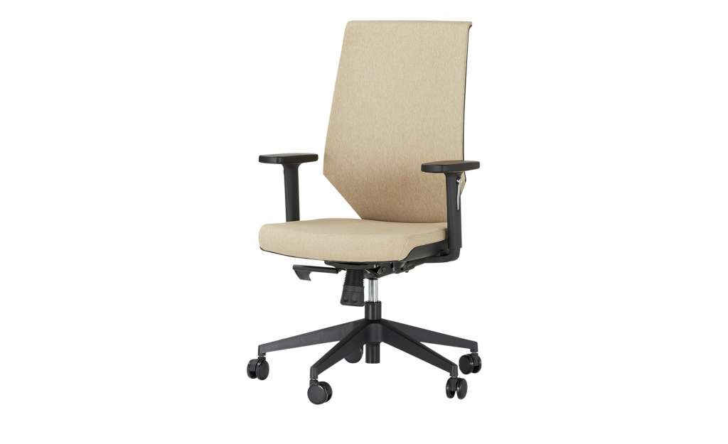 Bürodrehstuhl  Zala ¦ beige ¦ Maße (cm): B: 61,5 T: 60 Stühle > Bürostühle > Drehstühle - Höffner