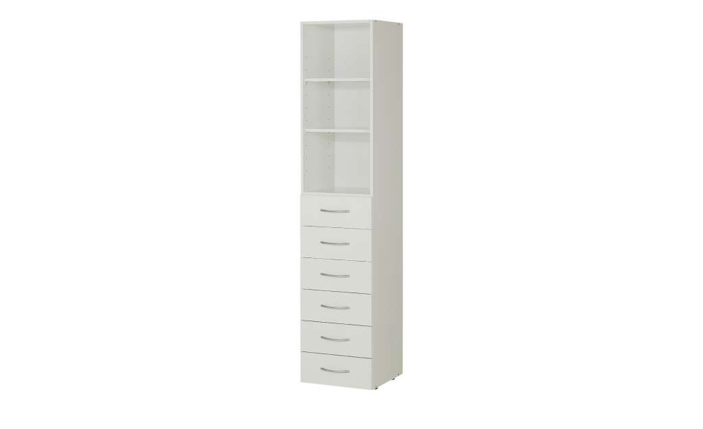 Regal  Multiraumkonzept ¦ weiß ¦ Maße (cm): B: 40 H: 185 T: 40 Regale > Bücherregale - Höffner