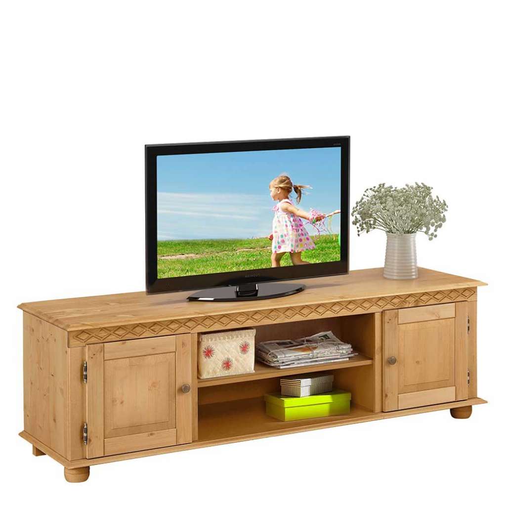 Kiefer TV Lowboard massiv gebeizt und geölt 160 cm breit