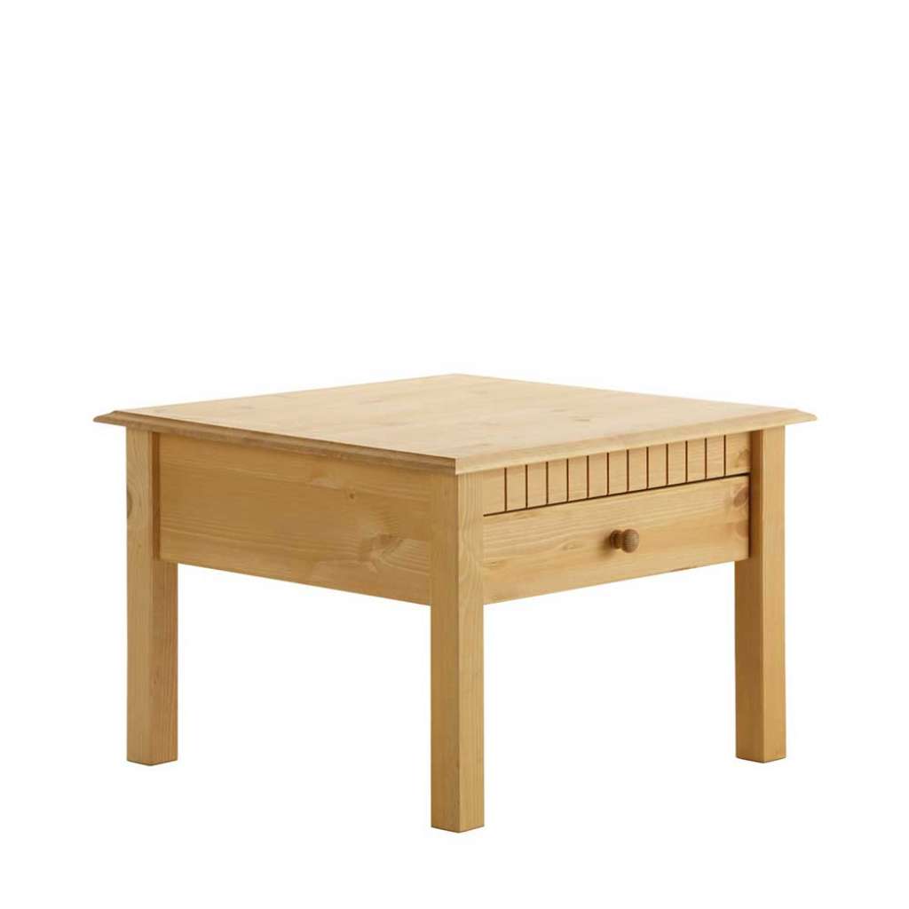 Couchtisch aus Kiefer Massivholz quadratisch