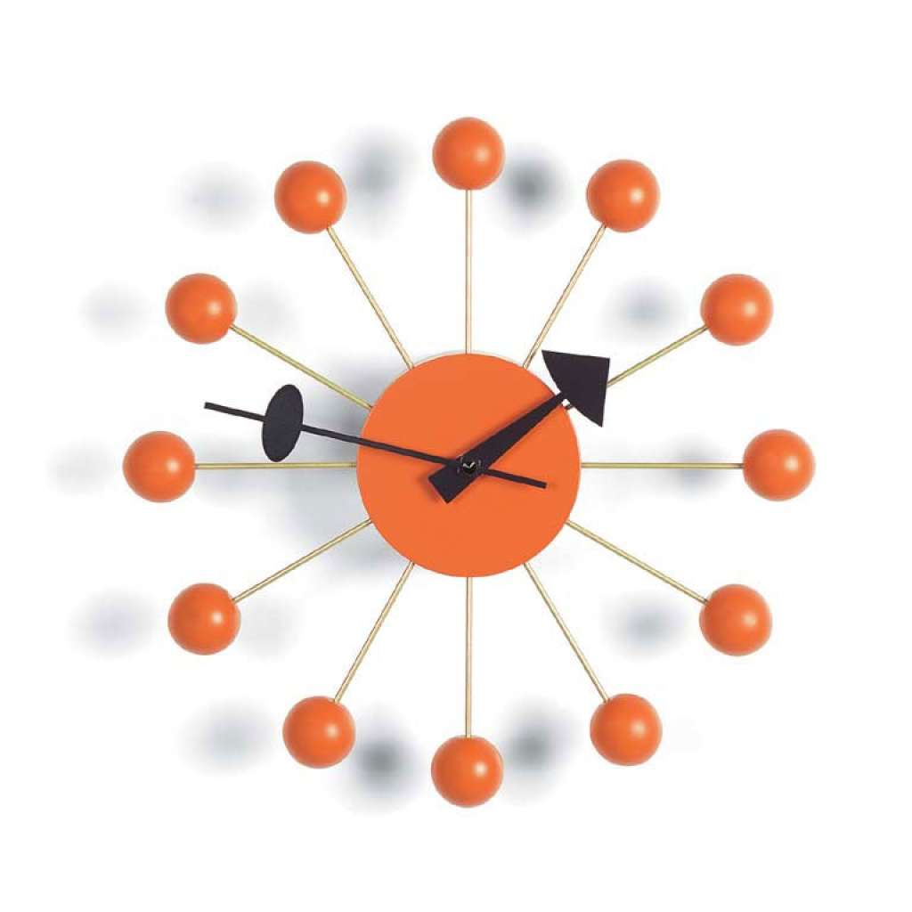 Vitra - Ball Clock - orange - indoor