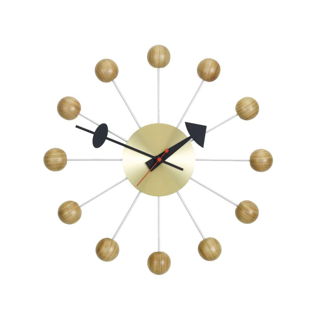 Vitra - Ball Clock - Kirschholz natur - indoor
