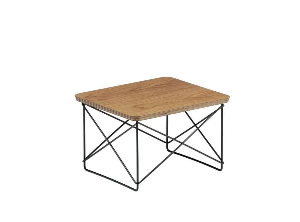 Vitra - Occasional Table LTR - amerikanischer Kirschbaum - Gestell schwarz - indoor