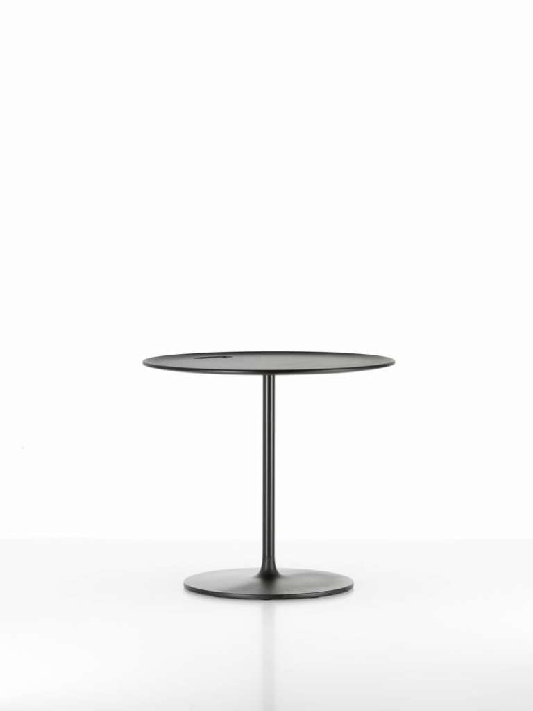 Vitra - Occasional Low Tisch 45 cm - Aluminium Chocolate - indoor