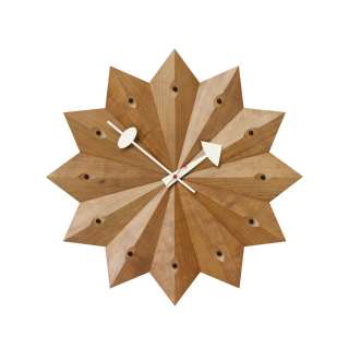 Vitra - Fan Wanduhr - amerikanischer Kirschbaum - indoor
