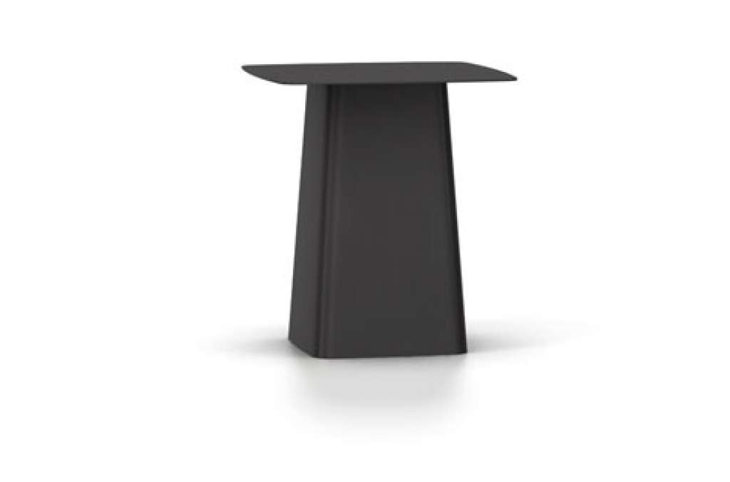 Vitra - Metal Side Table Outdoor - M - tiefschwarz - indoor