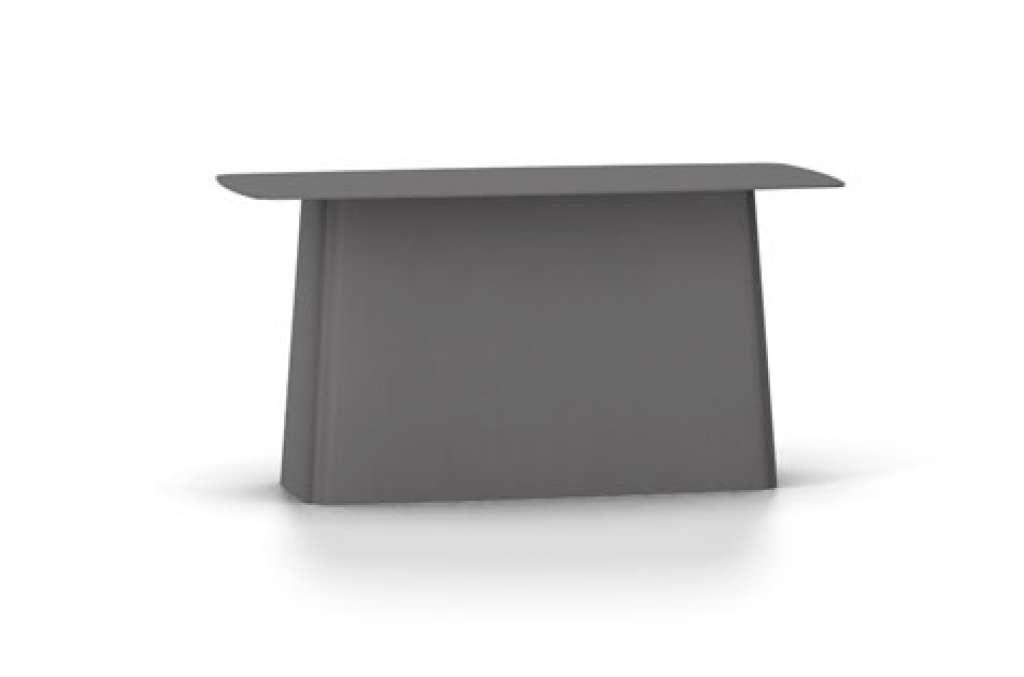Vitra - Metal Side Table Outdoor - L - dimgrey - indoor