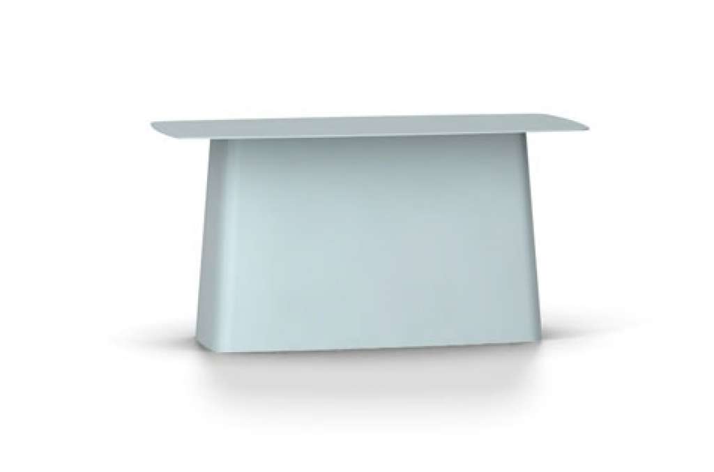 Vitra - Metal Side Table Outdoor - L - eisgrau - indoor
