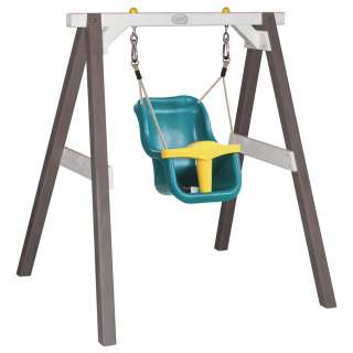 Babyschaukel Grau, Weiß