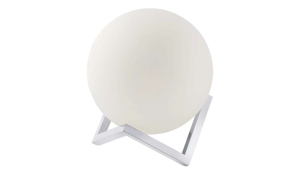 Q-Smart Home Lights Tischleuchte, Glas Kugel ¦ silber ¦ Maße (cm): H: 35 Ø: 30 Lampen & Leuchten > Innenleuchten > Tischlampen - Höffner