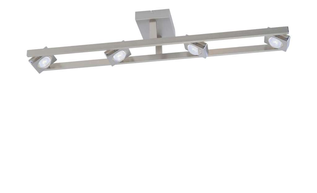 Q-Smart Home Lights Deckenleuchte, 8-flammig, nickel mat ¦ silber ¦ Maße (cm): B: 16,5 H: 18 Lampen & Leuchten > Innenleuchten > Deckenleuchten - Höffner