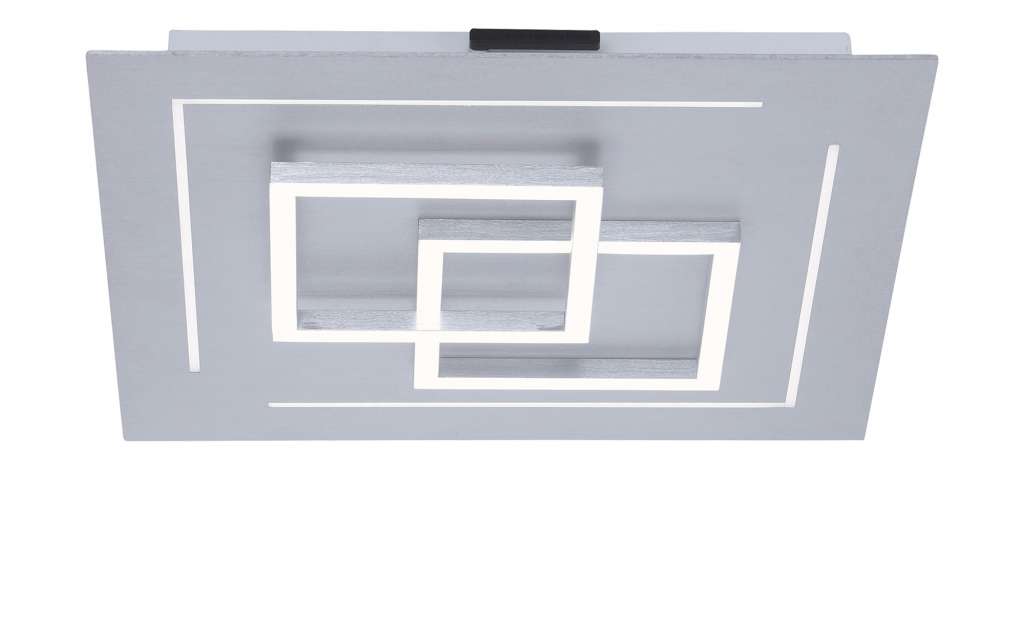 Q-Smart Home Lights Deckenleuchte, 1-flammig, alufarben ¦ silber ¦ Maße (cm): B: 40 H: 6,5 Lampen & Leuchten > Innenleuchten > Deckenleuchten - Höffner