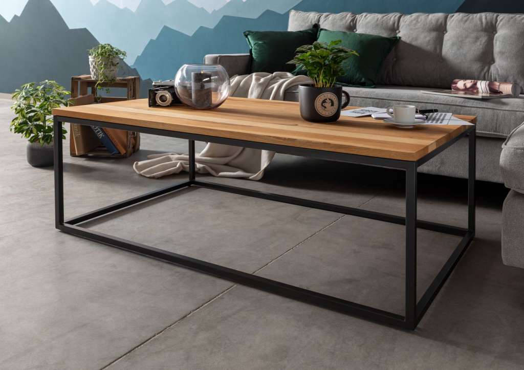 Couchtisch Wildeiche 120x70x43 natur geölt LOUNGE Collection #10