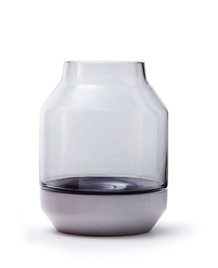Muuto - Elevated Vase - grey - indoor