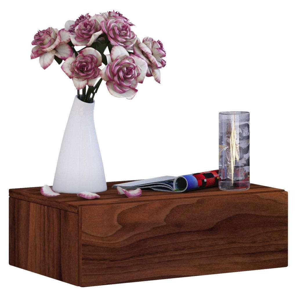 NACHTKÄSTCHEN Walnussfarben 46/15/30 cm