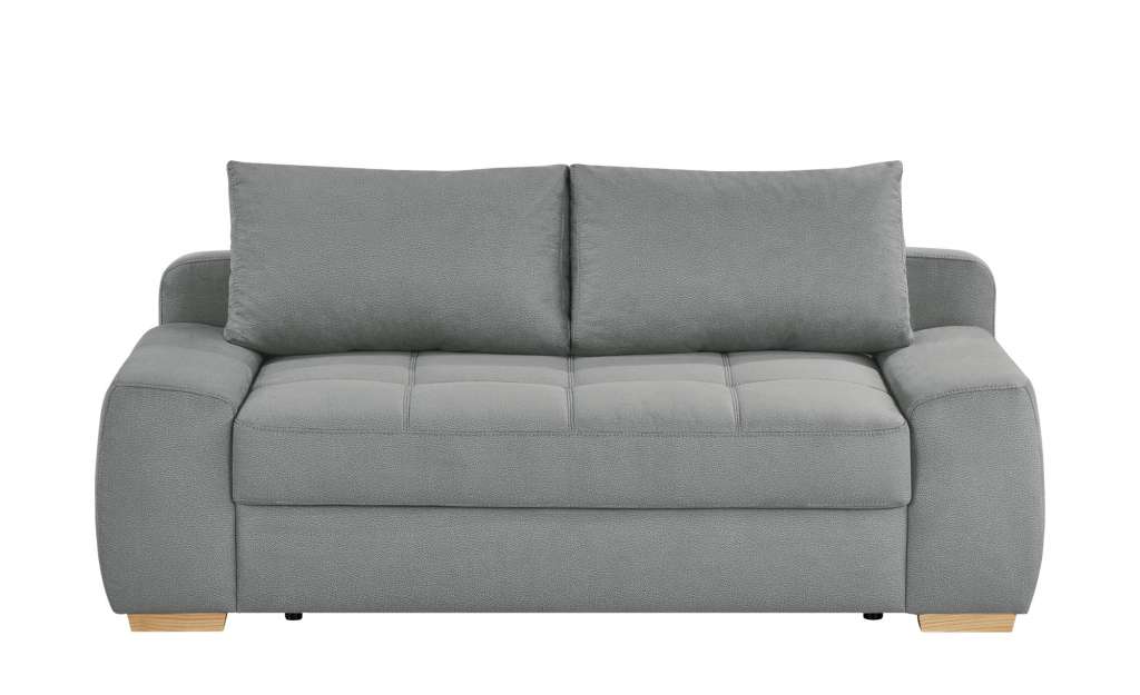 bobb Schlafsofa mit Boxspringpolsterung grau - Flachgewebe Eleny de Luxe ¦ grau ¦ Maße (cm): B: 210 H: 96 T: 108 Polstermöbel > Sofas > Einzelsofas - Höffner